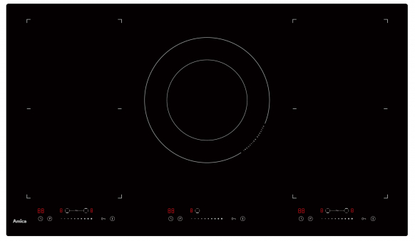 Table induction 5 foyers AI9557